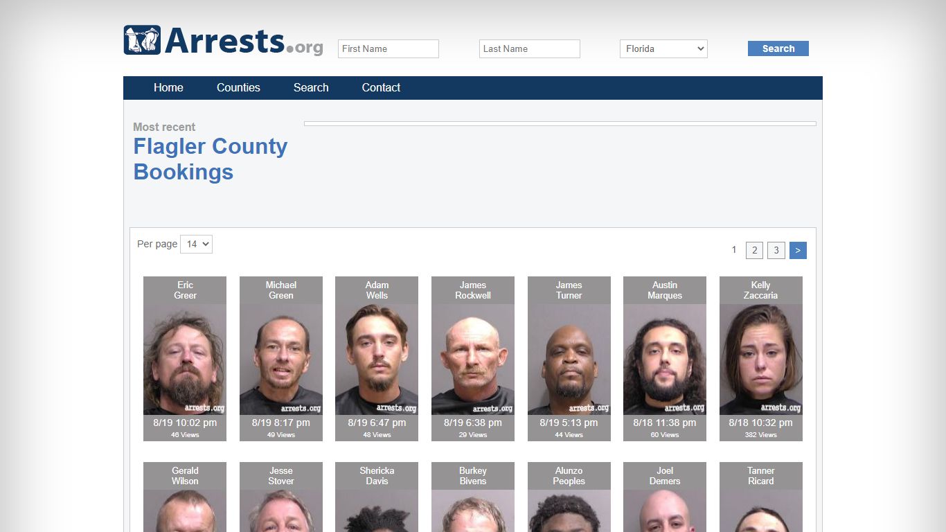 Flagler County Arrests and Inmate Search